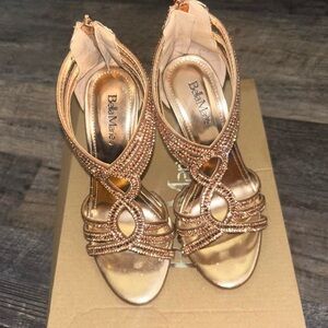 Rose Gold Diamond Heels